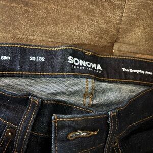 Sonoma Men's Slim Jeans - Dark Blue